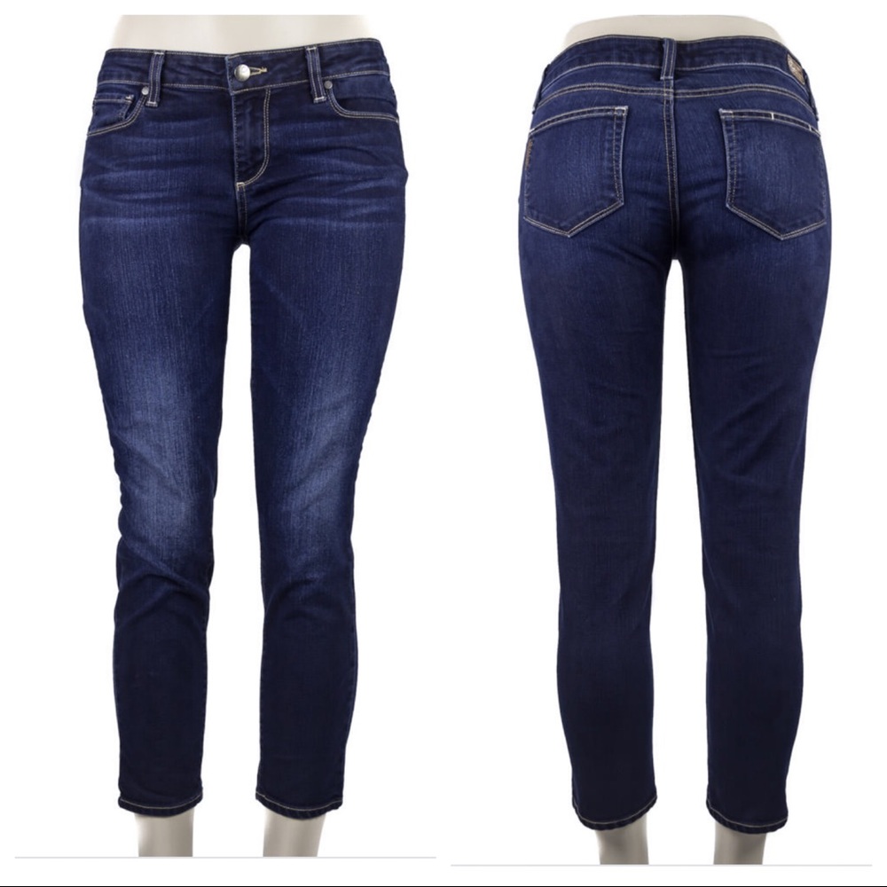 PAIGE Blue Jungle Roxie Capri